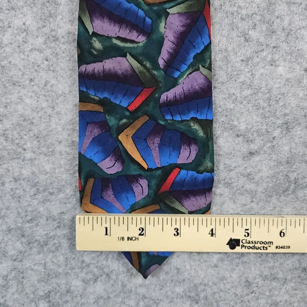 Jerry J Garcia Silk Neck Tie COLORFUL Abstract 57x4 Inches Grateful Dead Classic